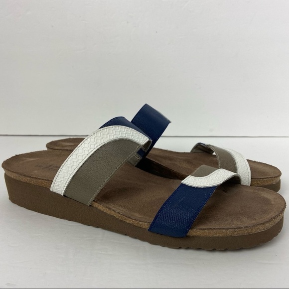 Naot Women's Sandals Slides Slip On Blue Size 42 / 11-11.5 - Picture 1 of 8